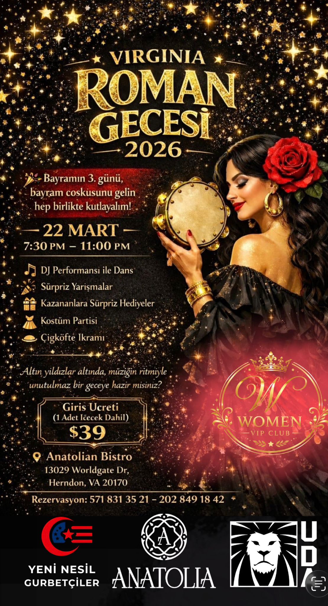 2026-03-22 - Roman Gecesi - Flyer